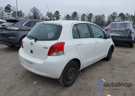 2010 Toyota Yaris из США, поврежденный, VIN JTDKT4K35A5282218